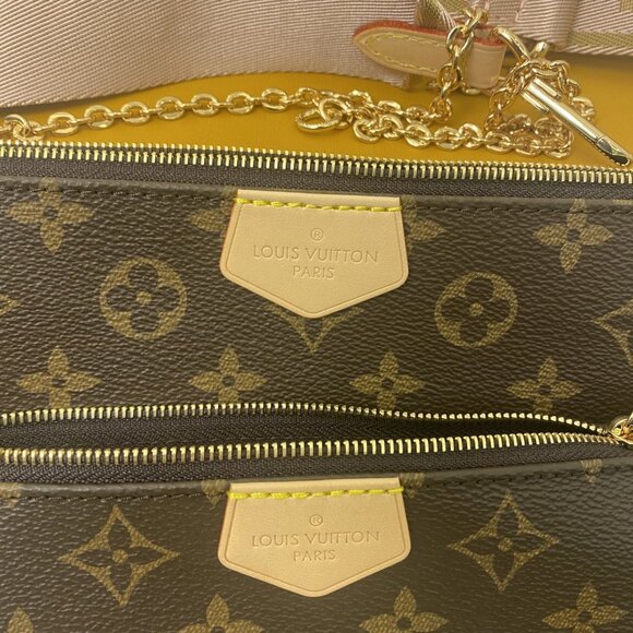 Louis Vuitton Brown Monogram Crossbody Bag Set - Picture 2 of 11